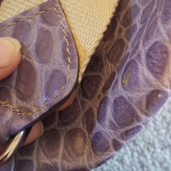 Furla Elisabeth embossed alligator leather satchel - Picture 8 of 8